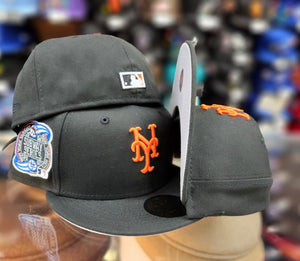 New York Mets Bk/Orange Lg/Subway Patch/Grey UV