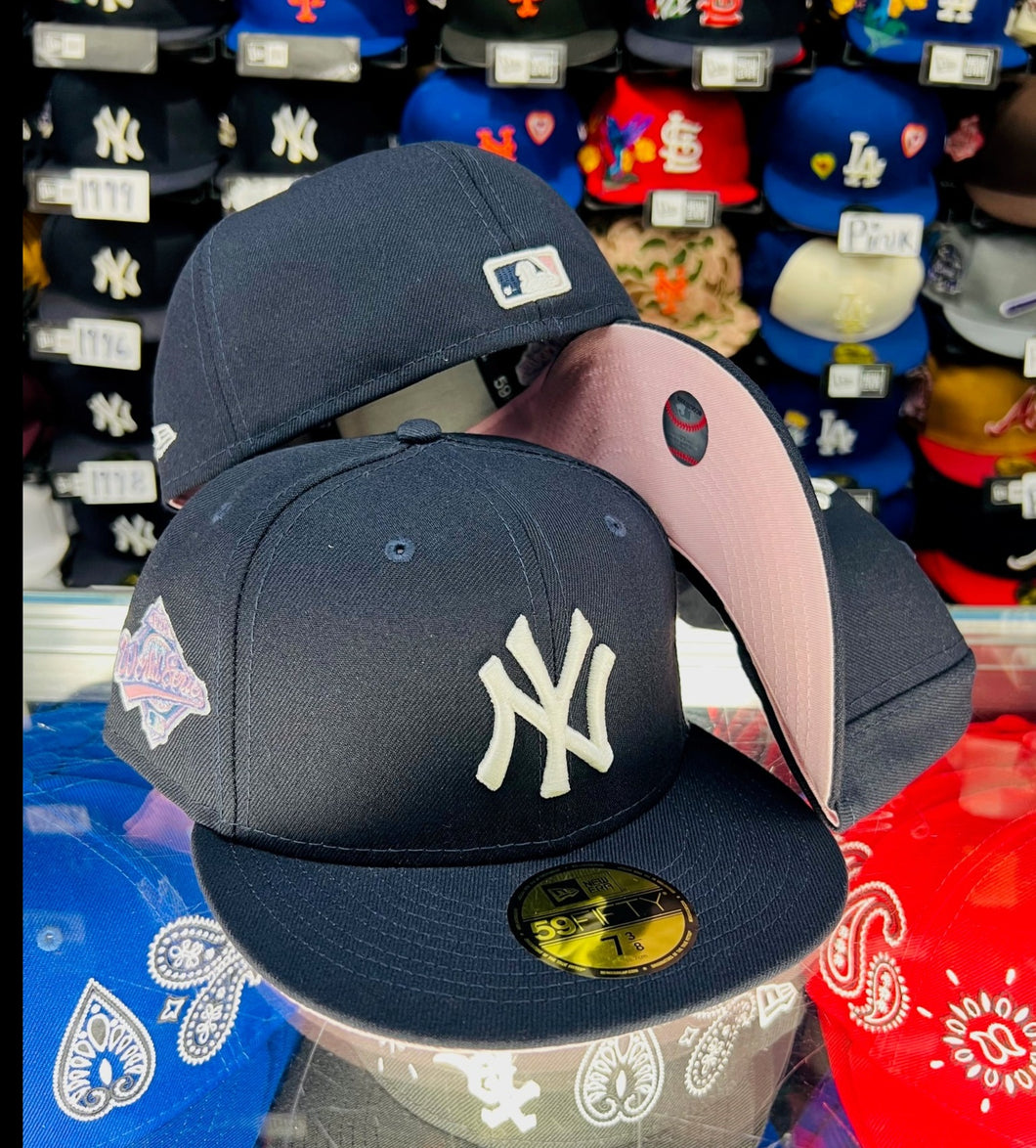 New York Yankees Navy 1996Pink Patch/Pink UV